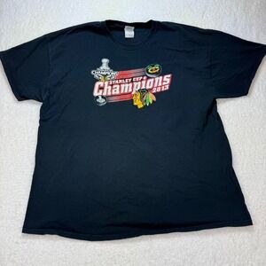 Gildan‎ shirt mens 2XL Chicago Blackhawks Stanley Cup Champions 2013